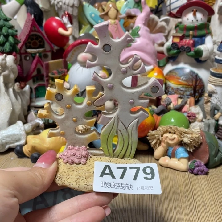 夜***猫摆件孤品老货微瑕瓷