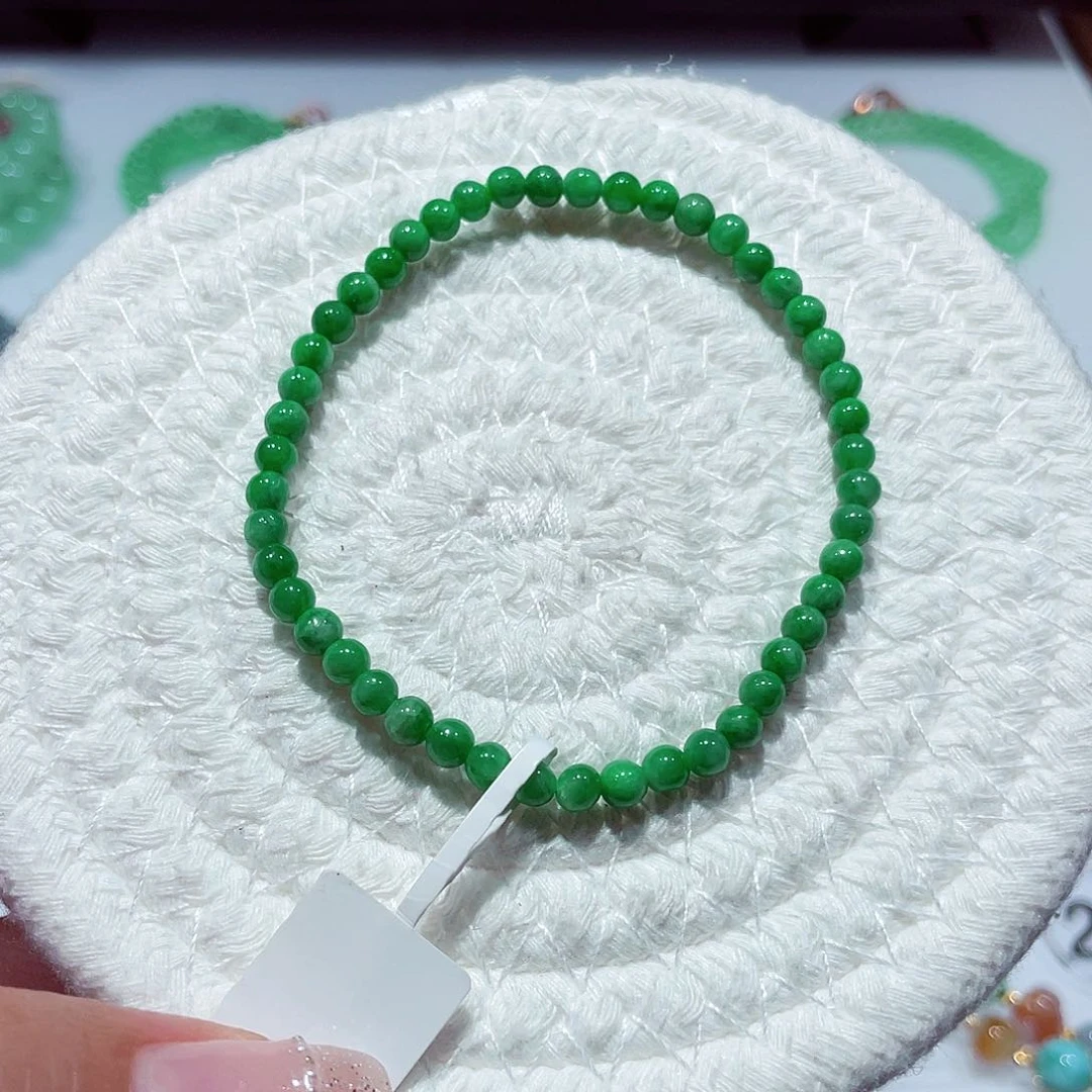 未镶嵌手链翡翠天然缅甸翡翠A货卡4