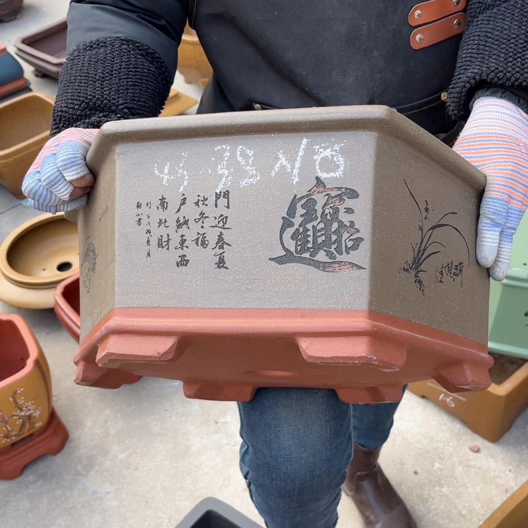紫砂花盆盆景艺术