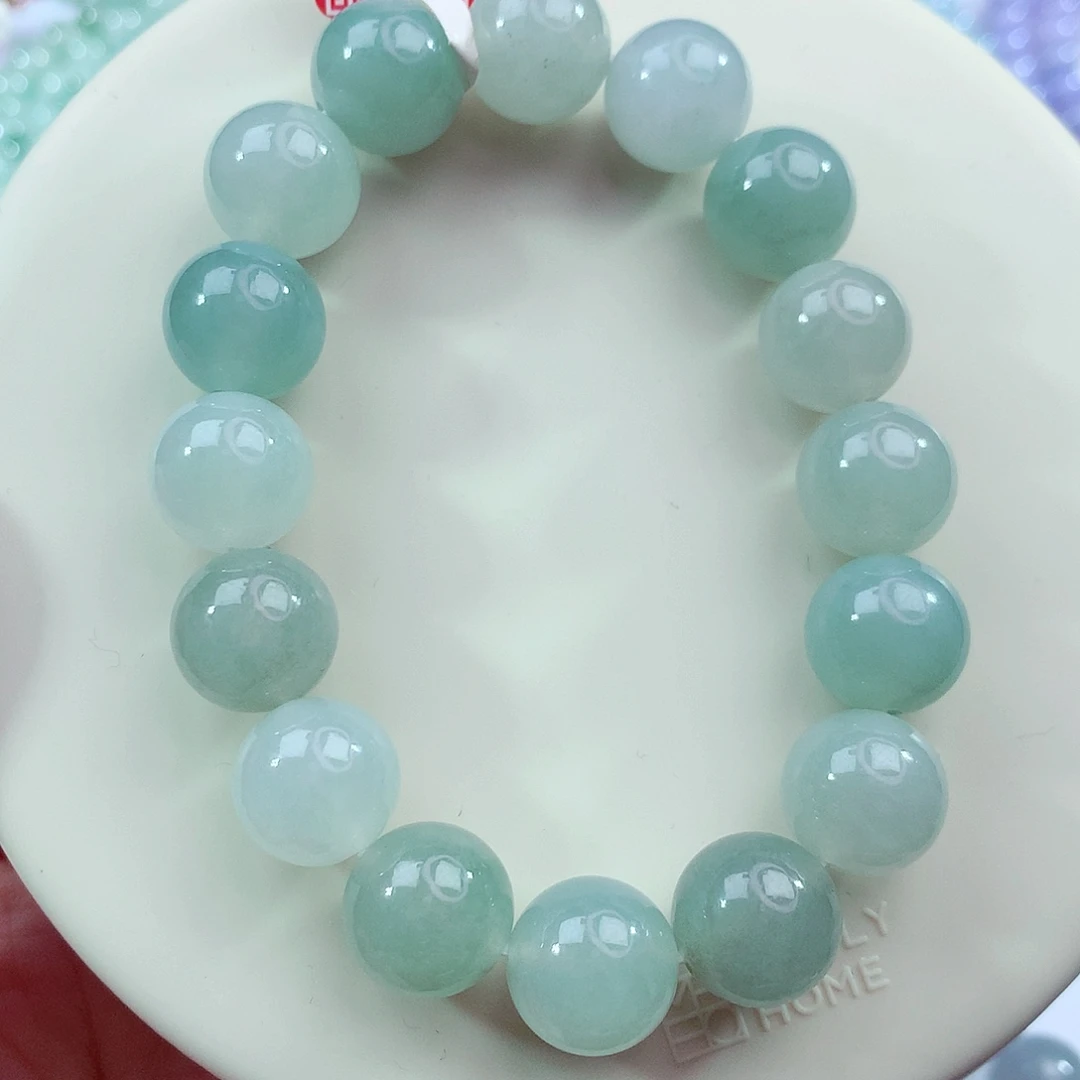 翡翠未镶嵌手链卡12.5