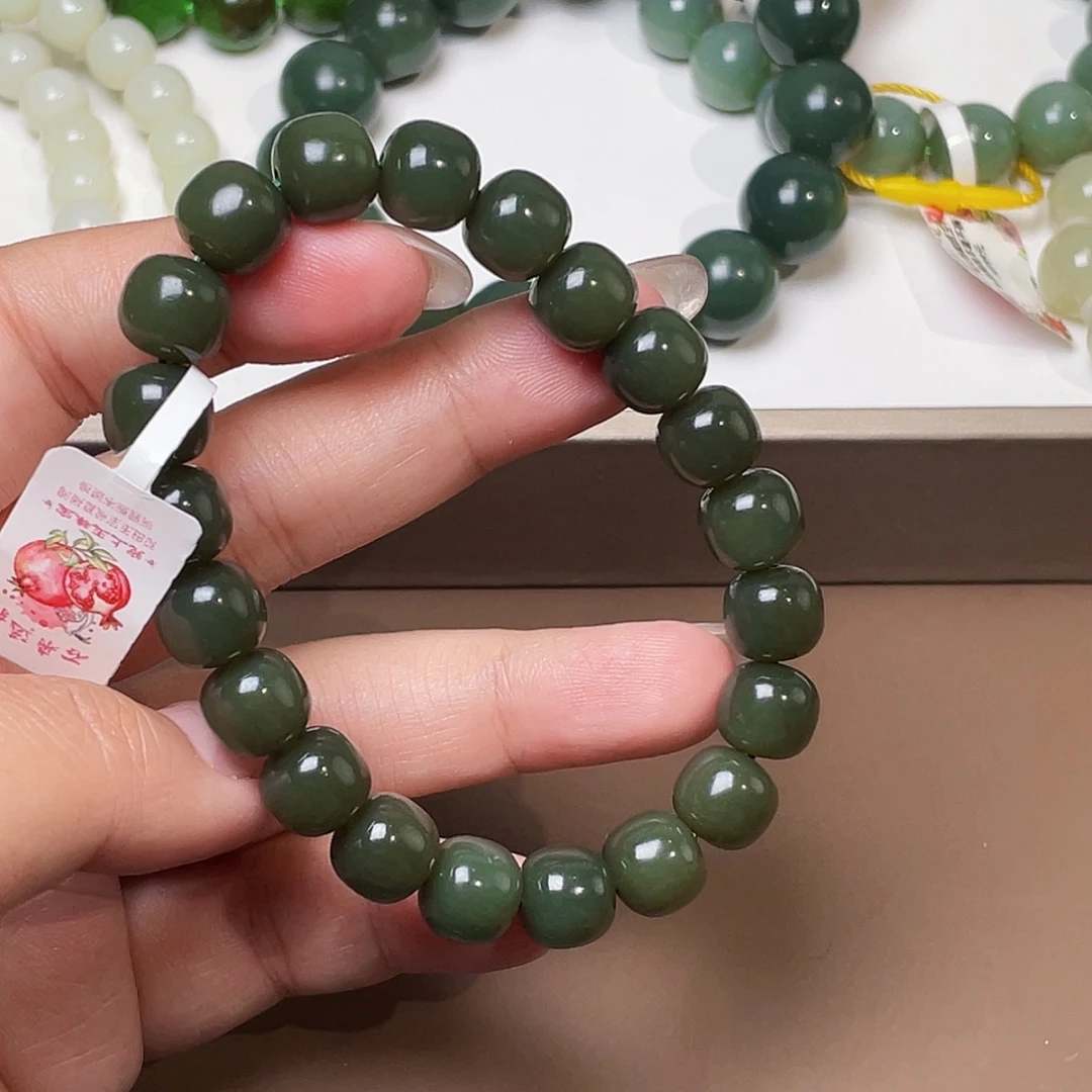 未镶嵌手链和田玉10 细