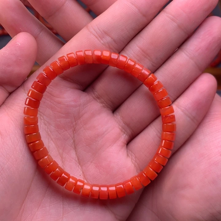 【闪购商品】未镶嵌配饰南红玛瑙卡6mm