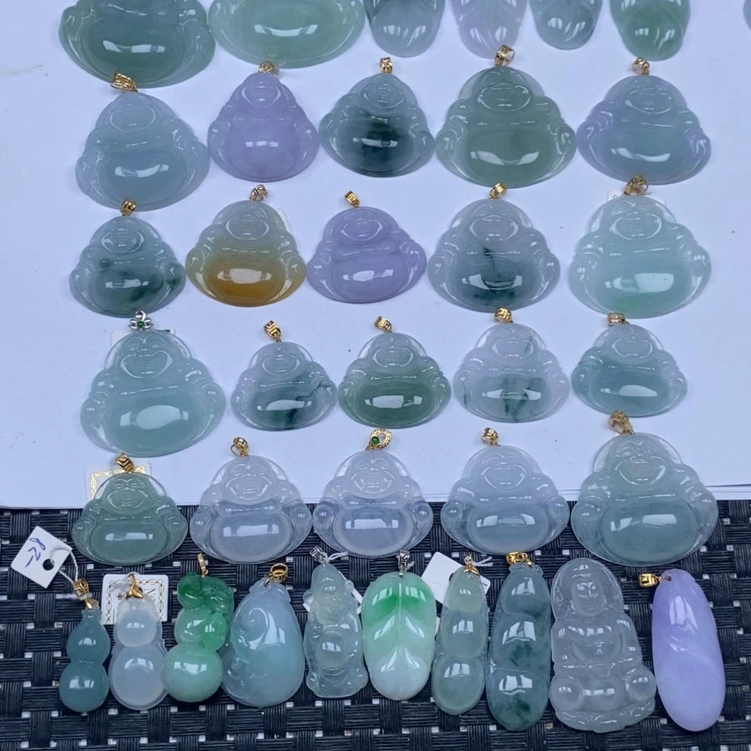 翡翠未镶嵌颈饰天然翡翠