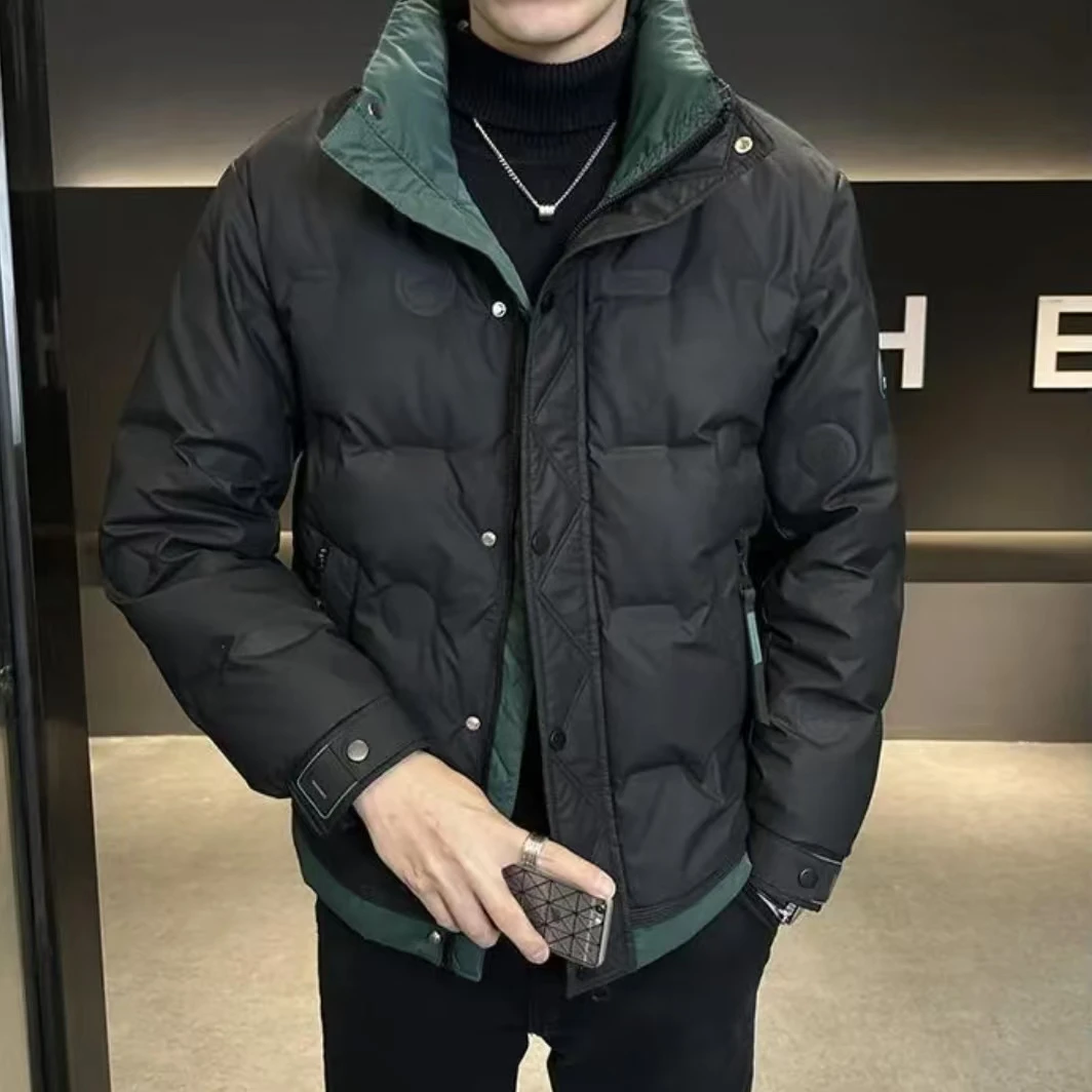 JH【冬季新品】2024冬季新款立领时尚保暖男士羽绒服新款2024爆款