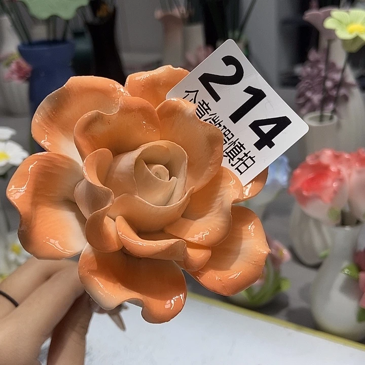 陶瓷纯手工捏花设计