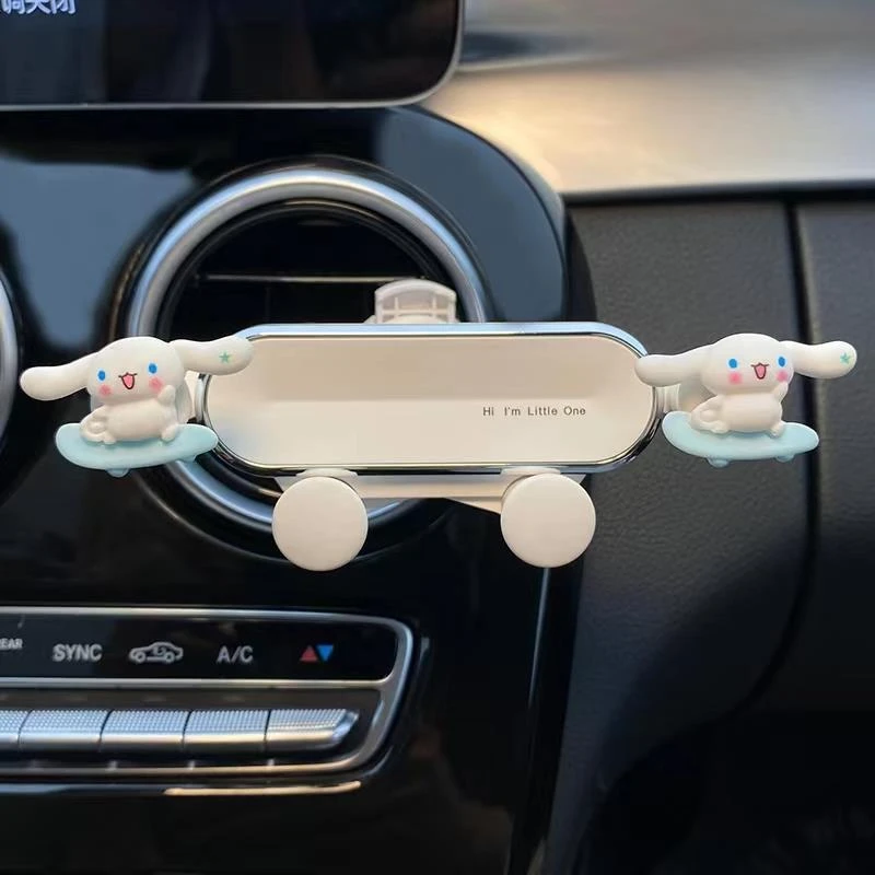 车载手机架汽车手机支架车内固定导航可爱车上支撑出风口充电通用