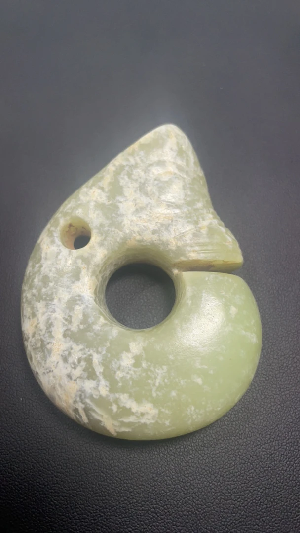 河磨奇石猪笼型件