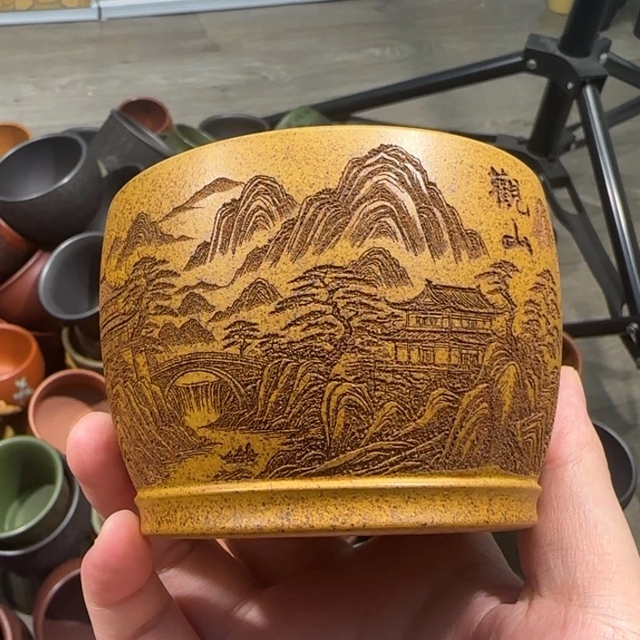 茶杯紫砂全手工紫砂