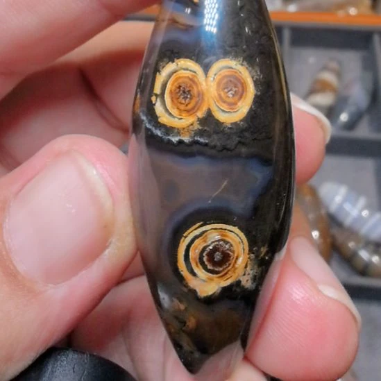 玛瑙/玉髓裸珠_ HEIMORI 天然天珠