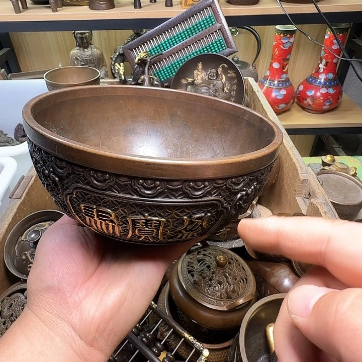 铜器办公室茶室摆件