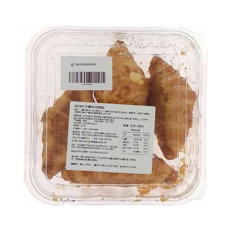 法式杏仁片黄油可颂面包48g*4/盒 1盒/份