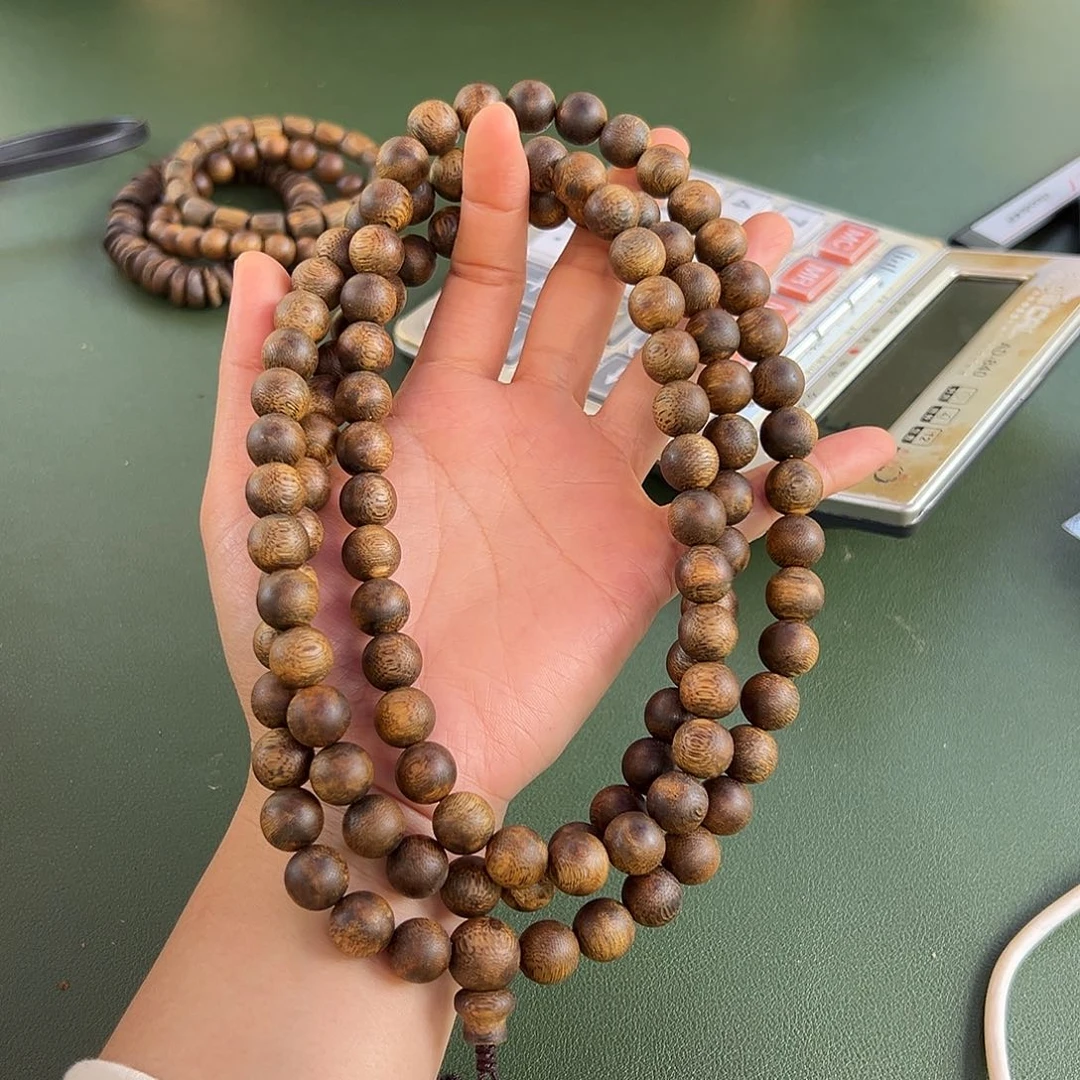 沉香手串乌身62克卡11多样性发一条