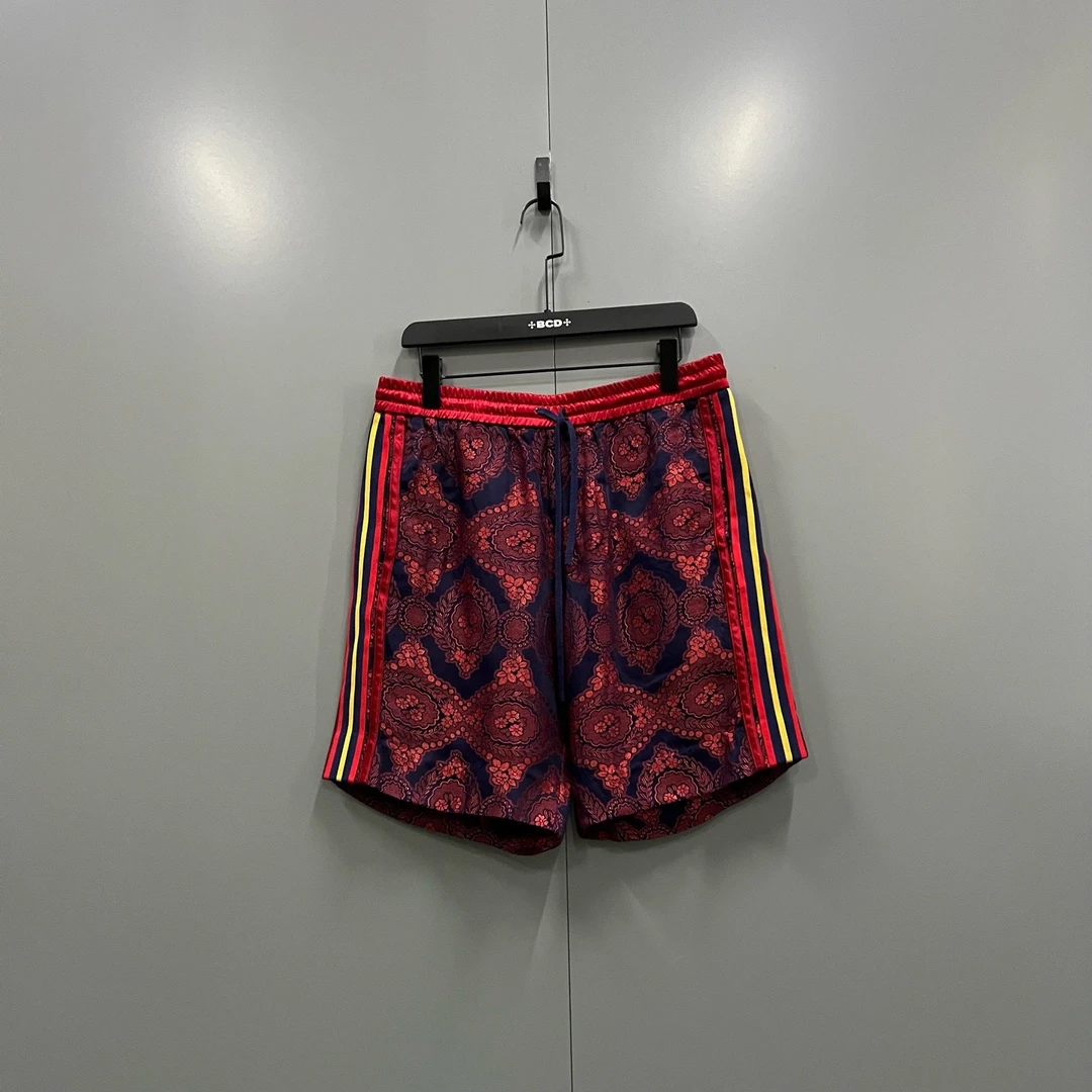 95新 GUCCI/古驰 (ll) 丝绸图案印花短裤 48码/102722