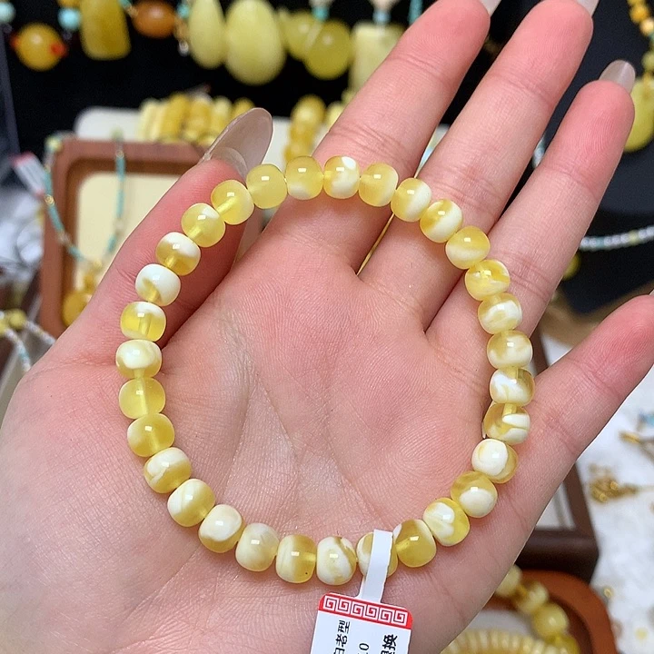 手链蜜蜡未镶嵌蜜蜡手串