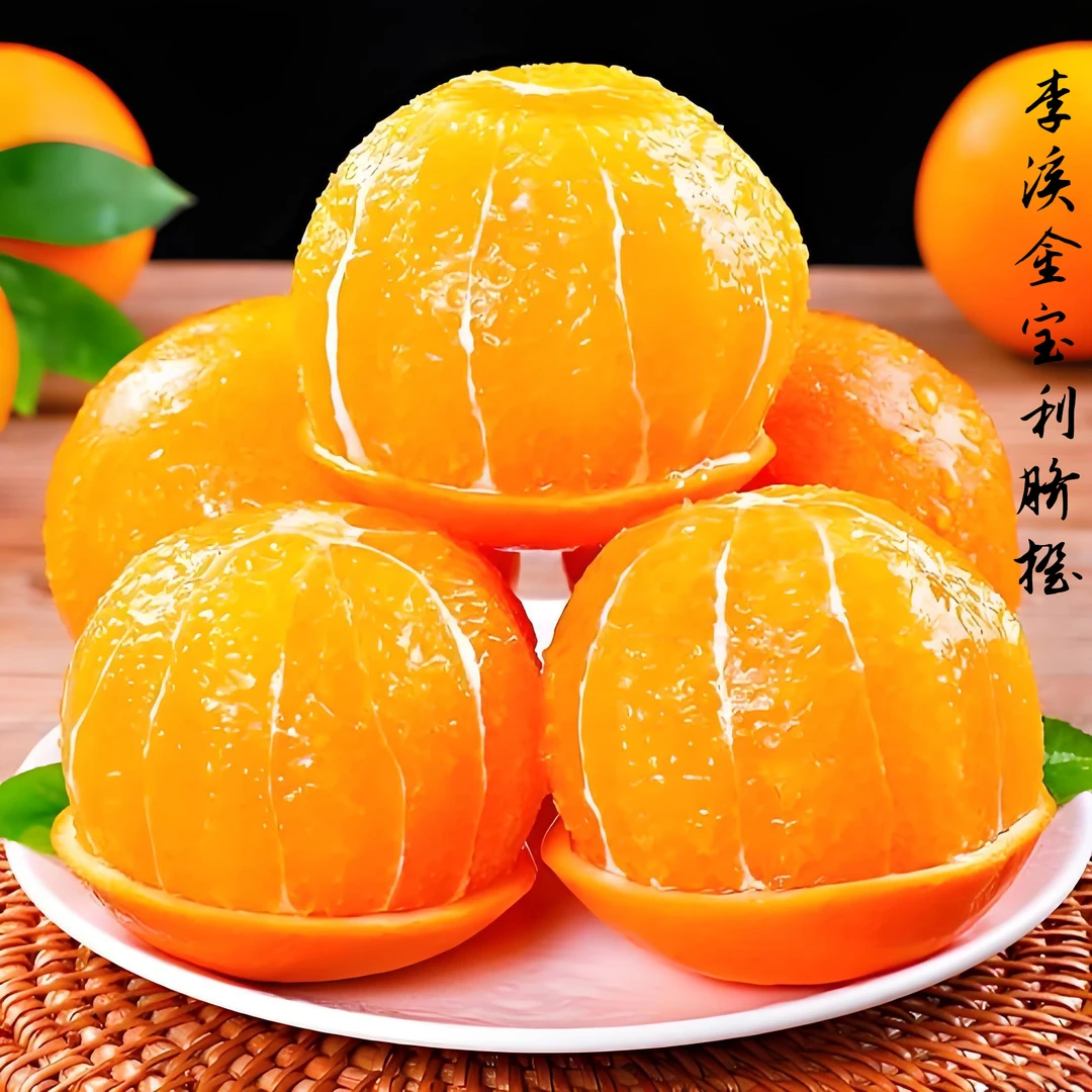 现摘新鲜脐橙当季水果金宝利脐橙李溪小河村特产