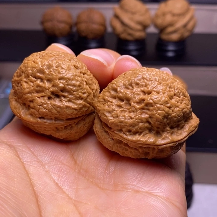 把件文玩核桃呱呱来财12