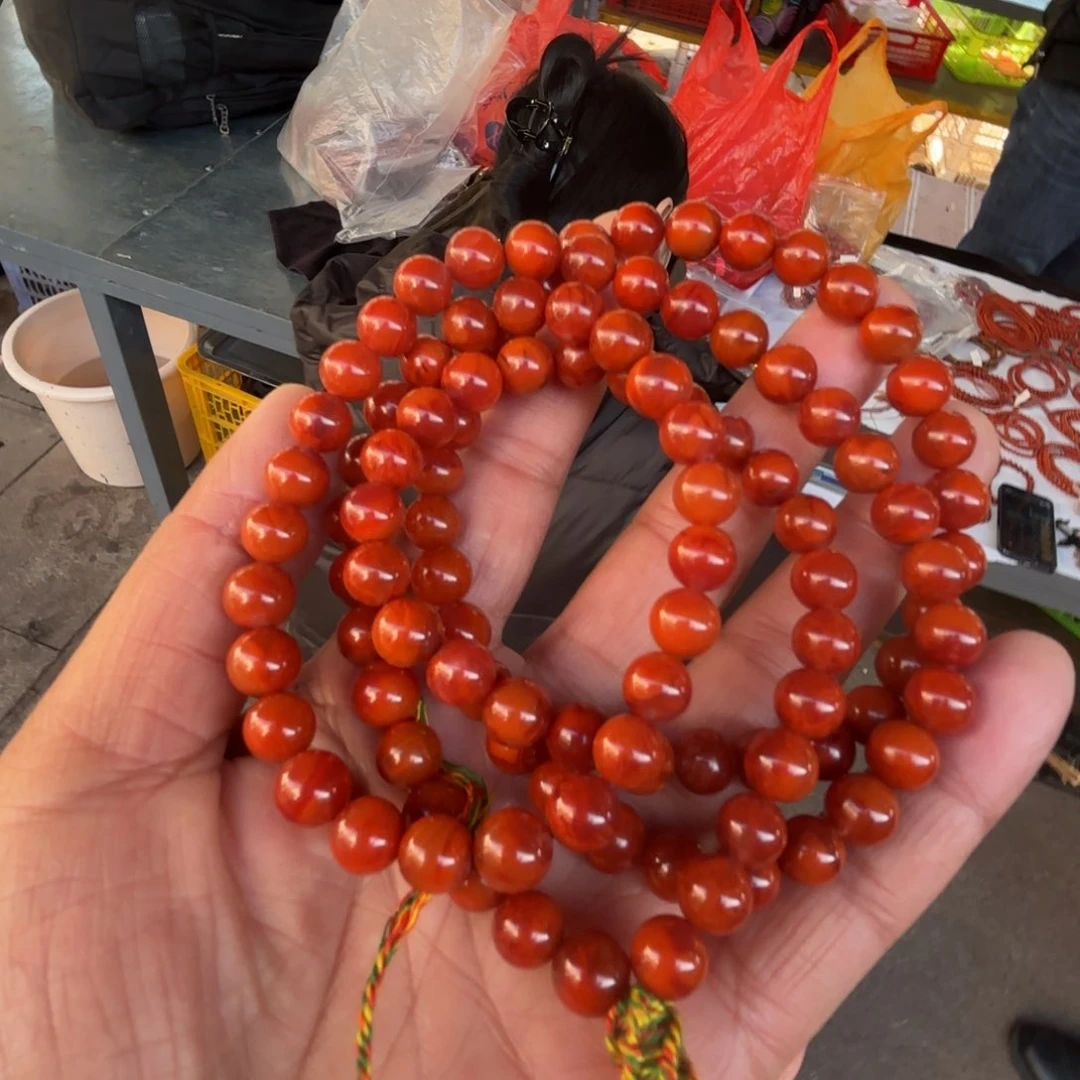 南红玛瑙颈饰合金9****源