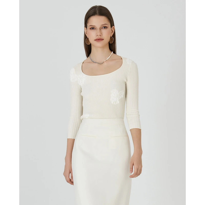 【小北专属】莱芙艾迪儿套头针织衫1E3M38027