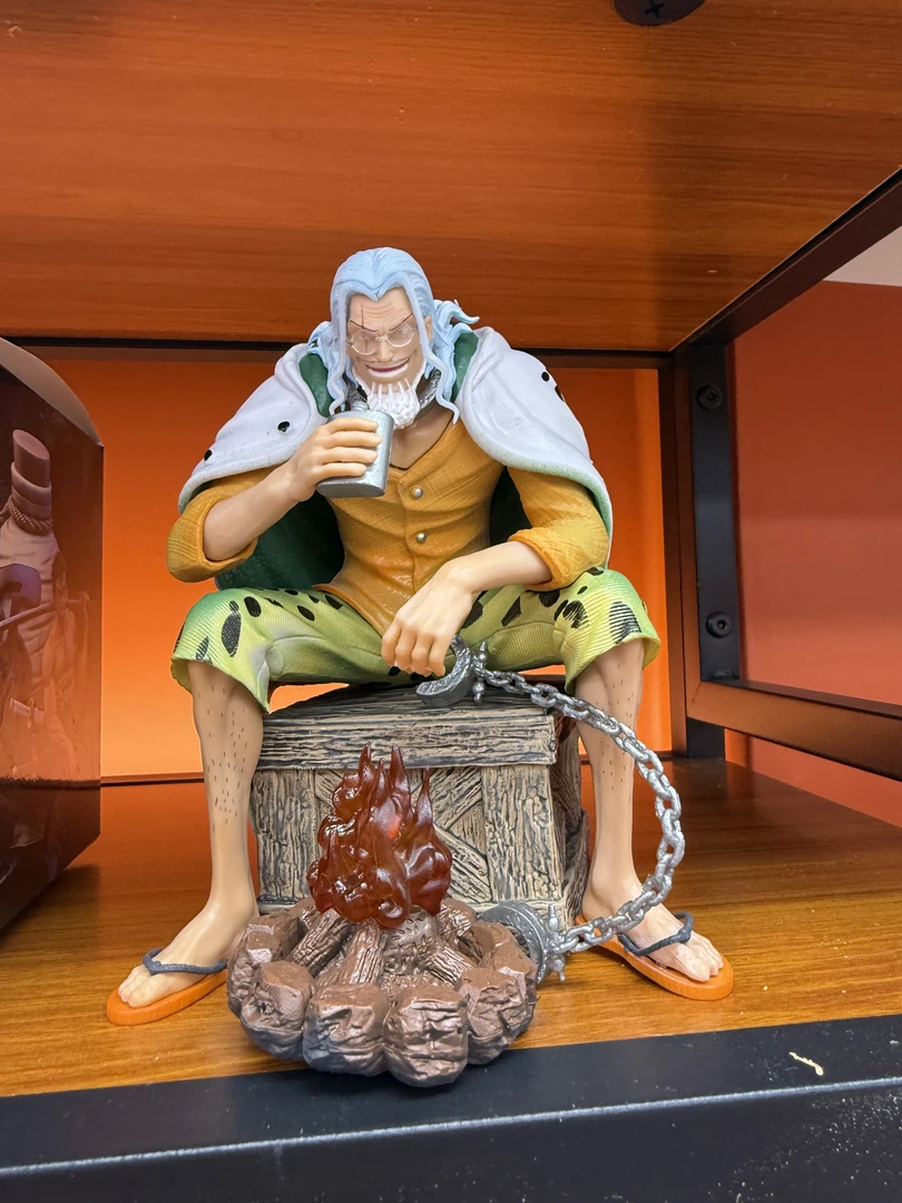 海贼王 坐姿火堆雷利动漫手办模型摆件礼物SH