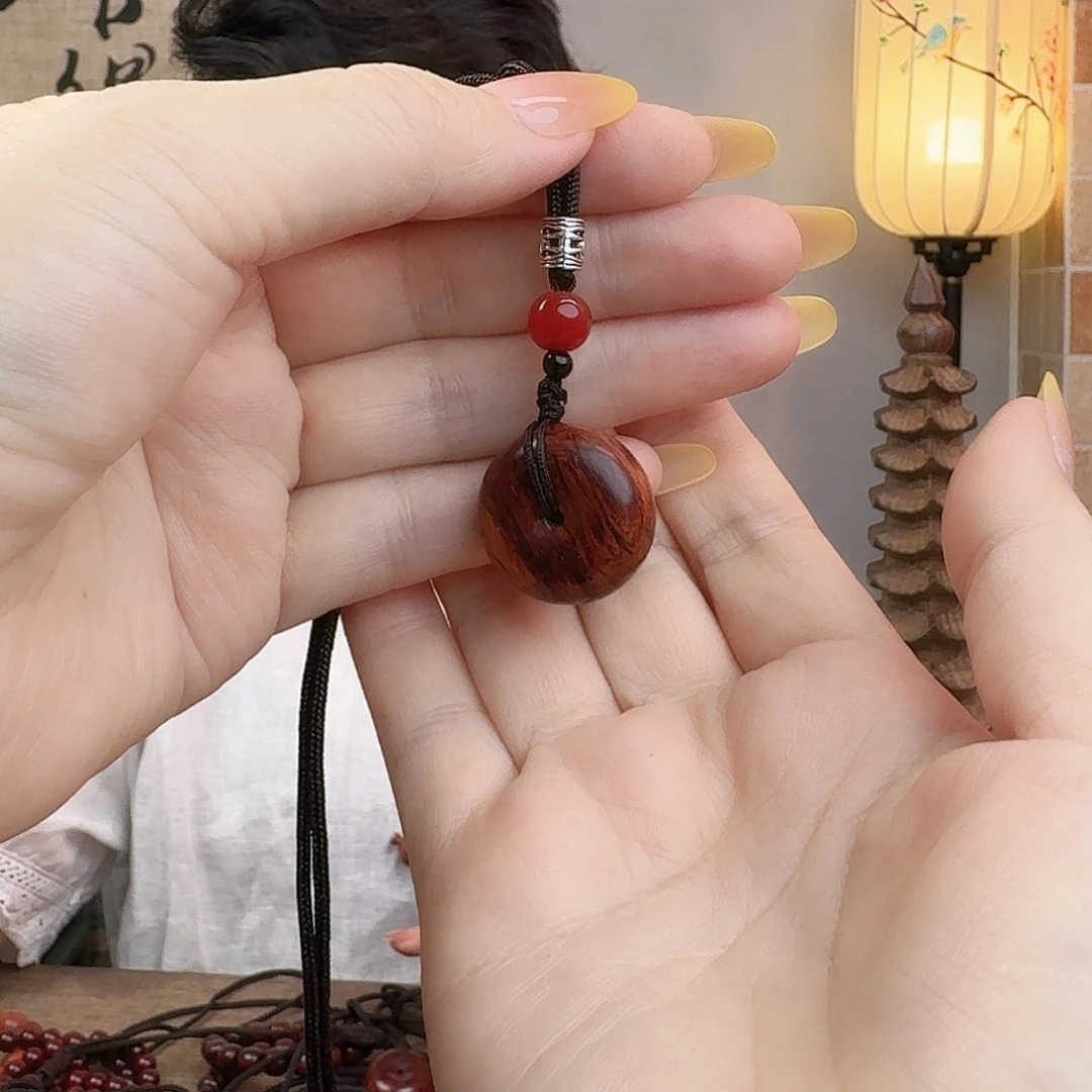 降真香吊坠海南降真香木本平安扣