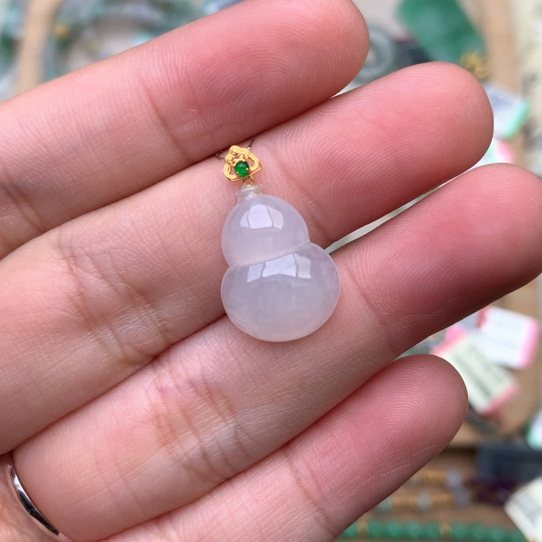【闪购商品】18K金镶嵌挂件翡翠一