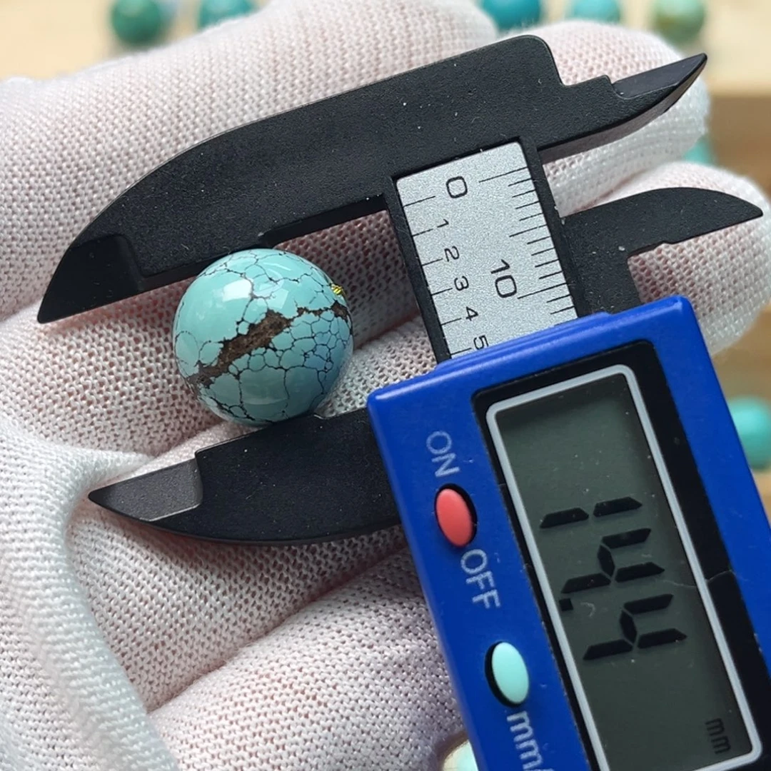 绿松石未镶嵌圆珠