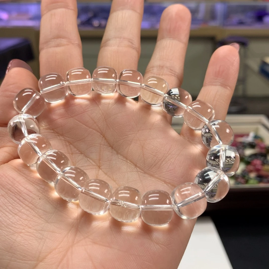 水晶手链未镶嵌蒲****翔12.5毫米左右