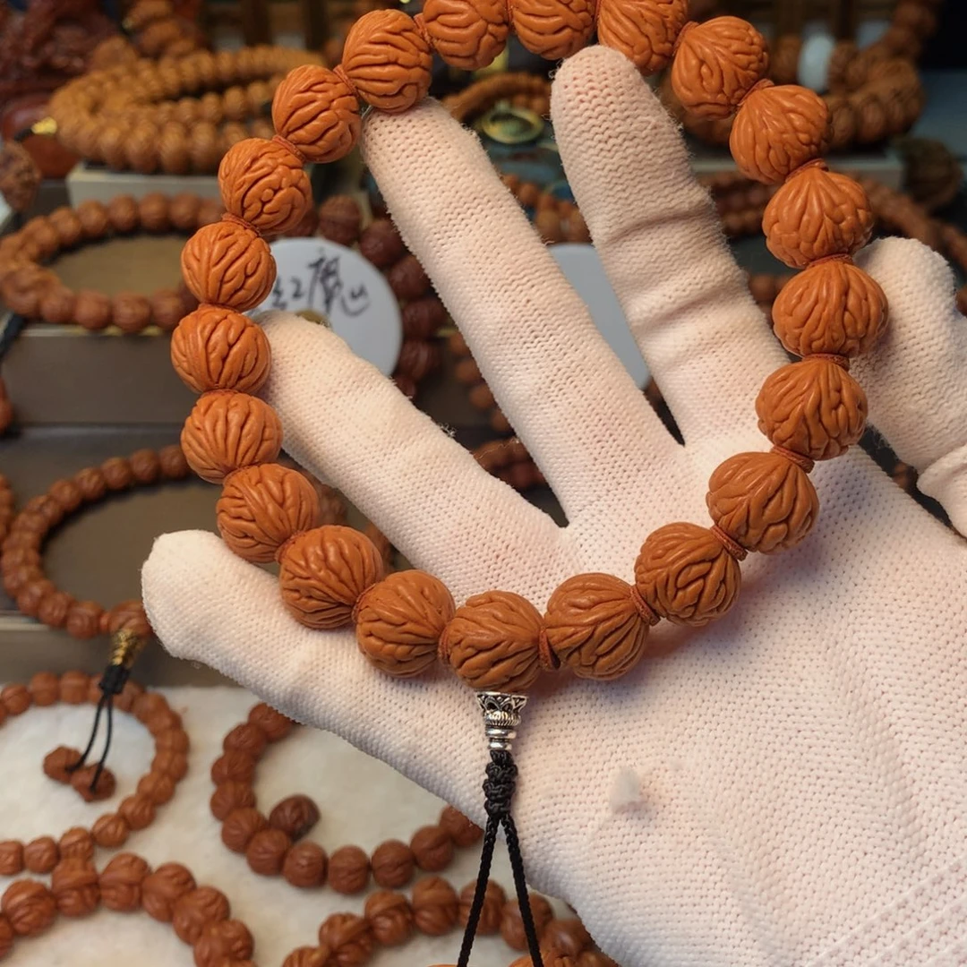 手串桃核秦岭龙纹