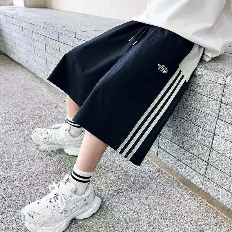 夏款休闲裤2025新款夏季短款卫裤中大童夏装五分裤9306