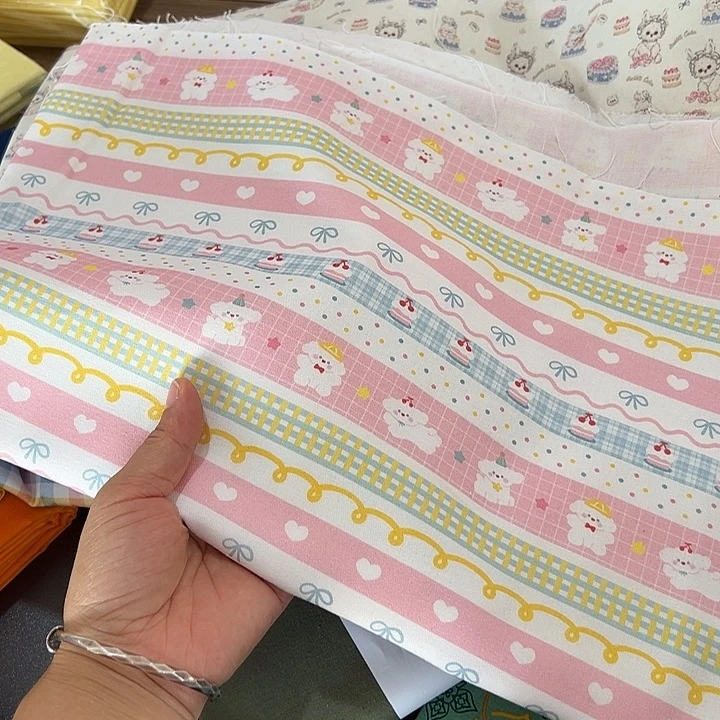小****棉一米价纯8安细帆布1.5宽果子布艺块