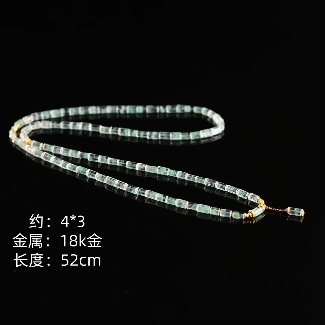 本真 | “雨辰”严选精品高段位水晶翠幽灵项链多样性发其一