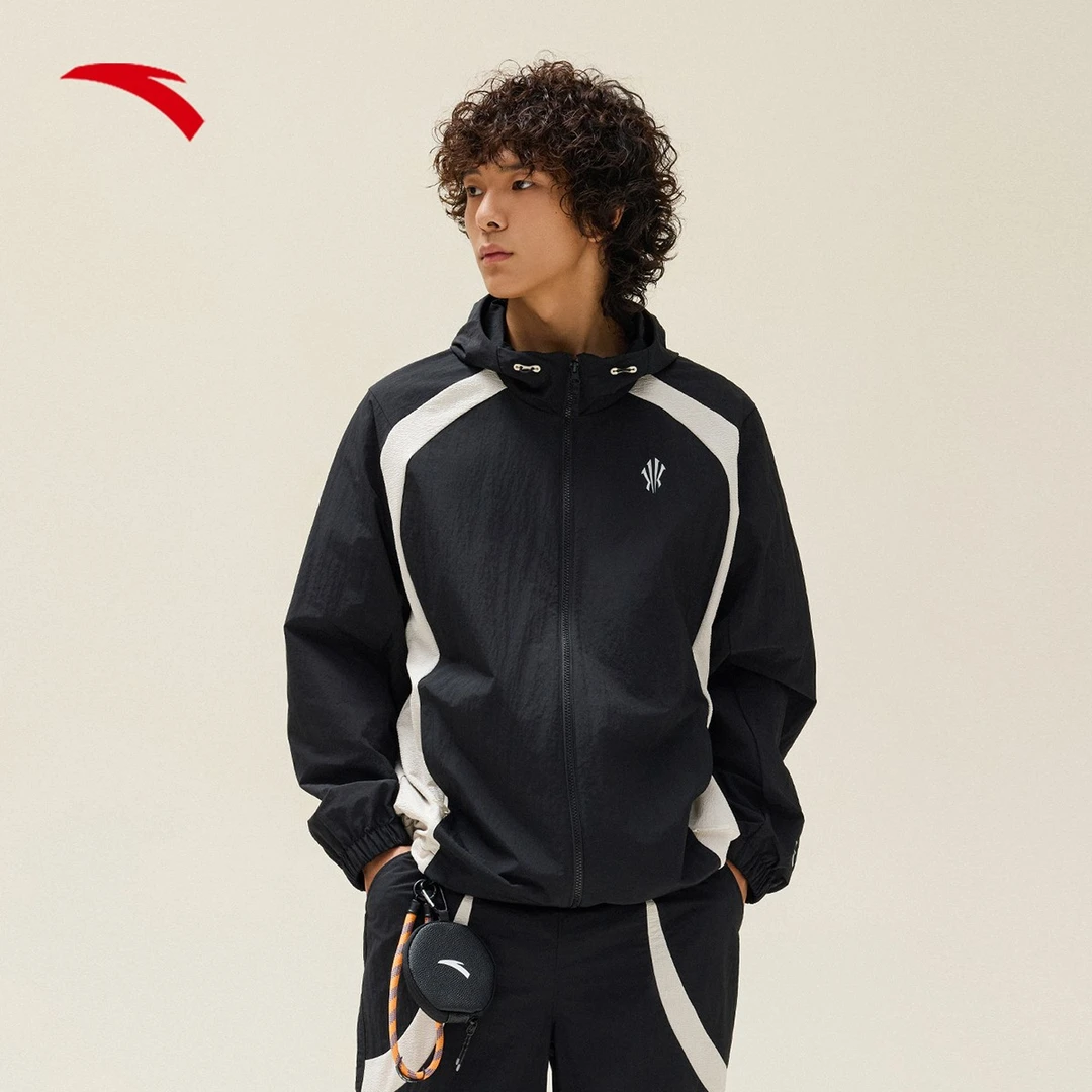 【门店专属】安踏欧文男女新款宽松梭织外套休闲潮流上衣172531601