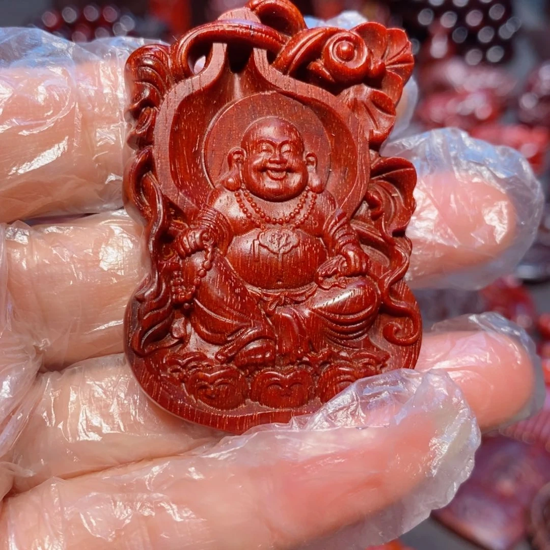 小叶紫檀把件是****嘎印度小叶紫檀手把件