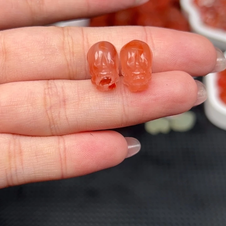 南红玛瑙合金颈饰