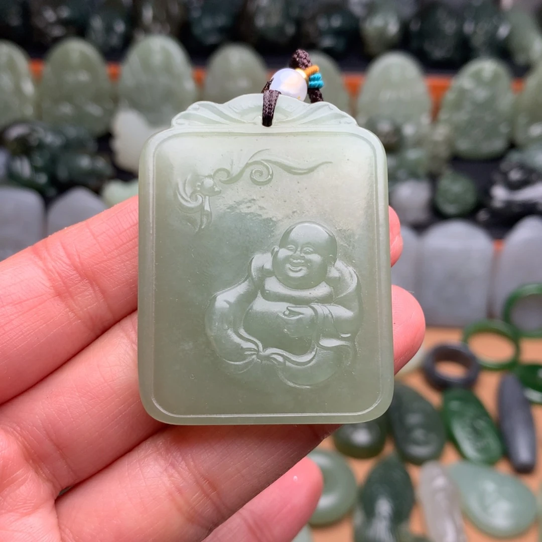 和田玉颈饰未镶嵌挂件77