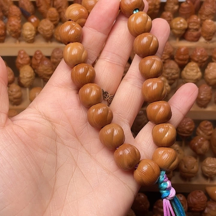 手串/手链橄榄核4.0大孔拉丝扭转