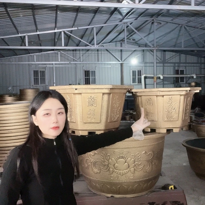 八角50花盆2个有孔
