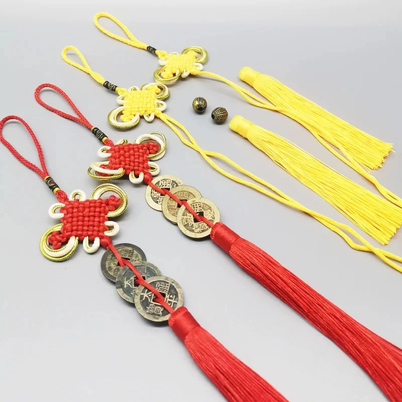 平安吉祥福禄车挂门对门流苏中国结