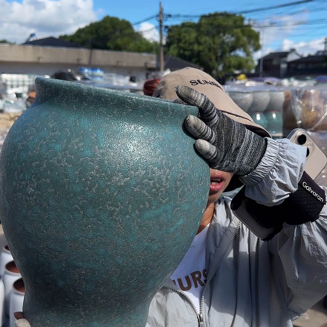 紫砂花盆王嫂花盆0719-126高30口20