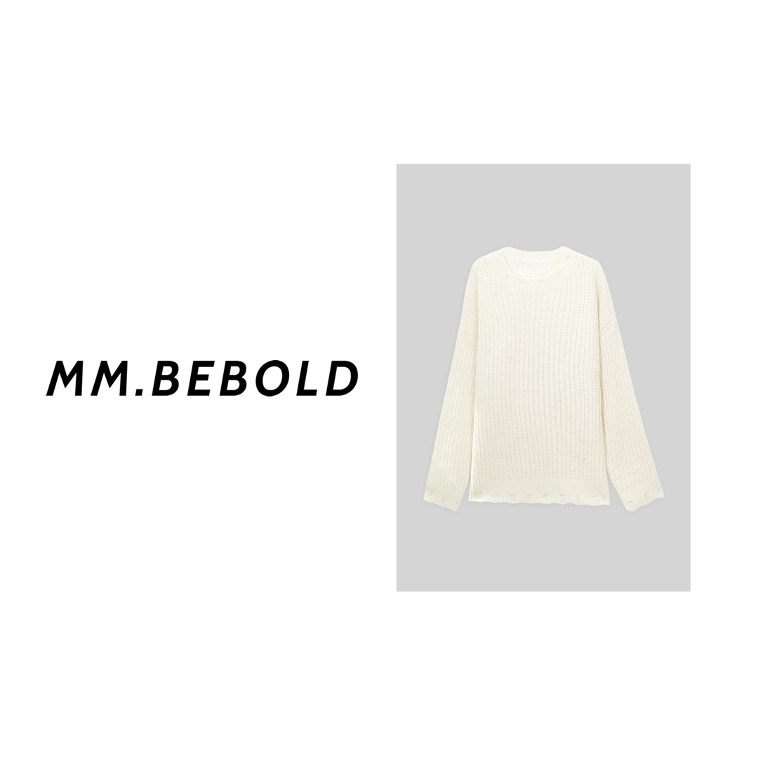 【妙姐精选】暖枫 简约慵懒缝线毛衣LJL25153