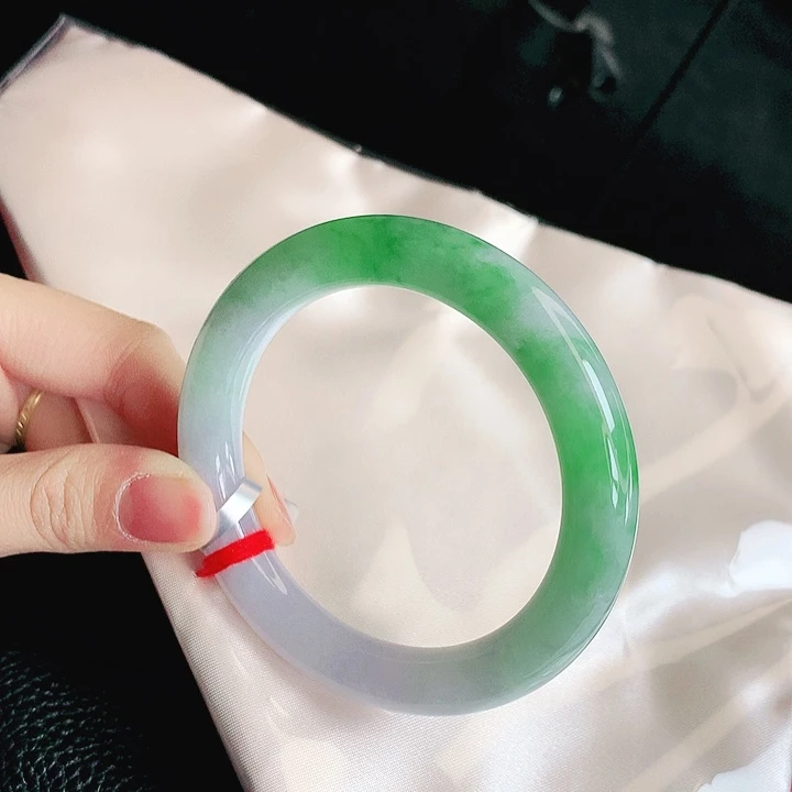 翡翠未镶嵌手镯缅甸天然a货翡翠手镯