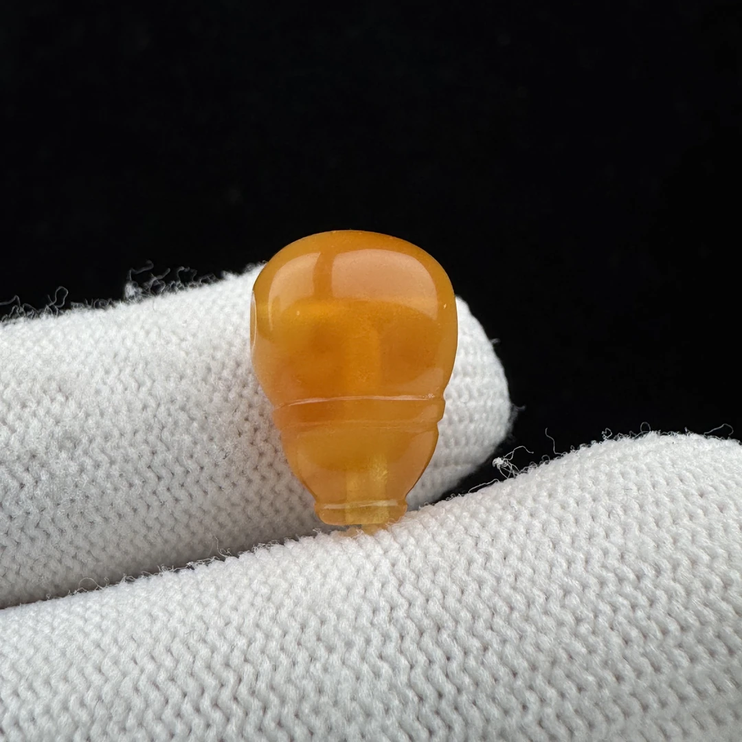 Z2057天然蜜蜡三通11x16mm 支持鉴定假一罚四