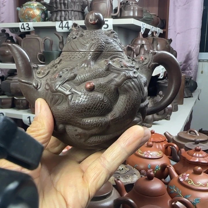 黄***人紫砂壶泡茶茶杯茶壶