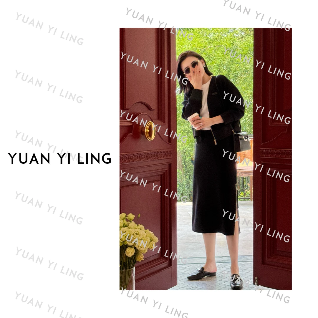 【首尔假日】25秋冬羊毛拉链极简风高级设计感套装5022