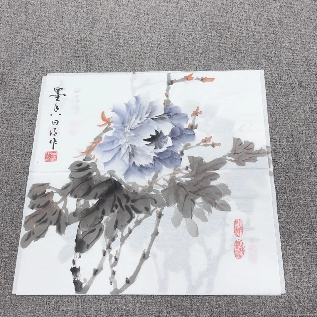 国画国画作品多次