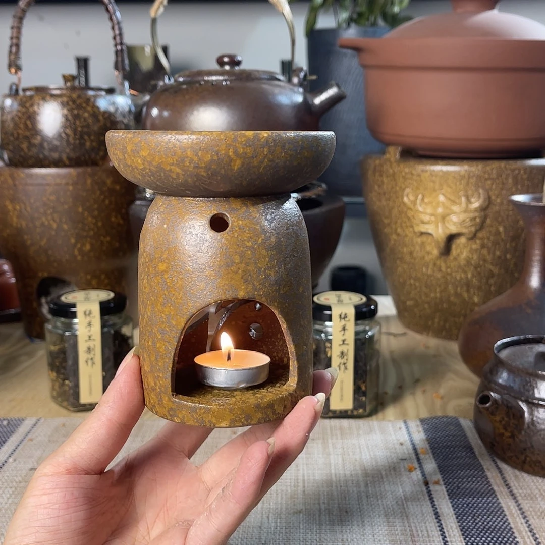 壶紫砂粗陶实用茶炉