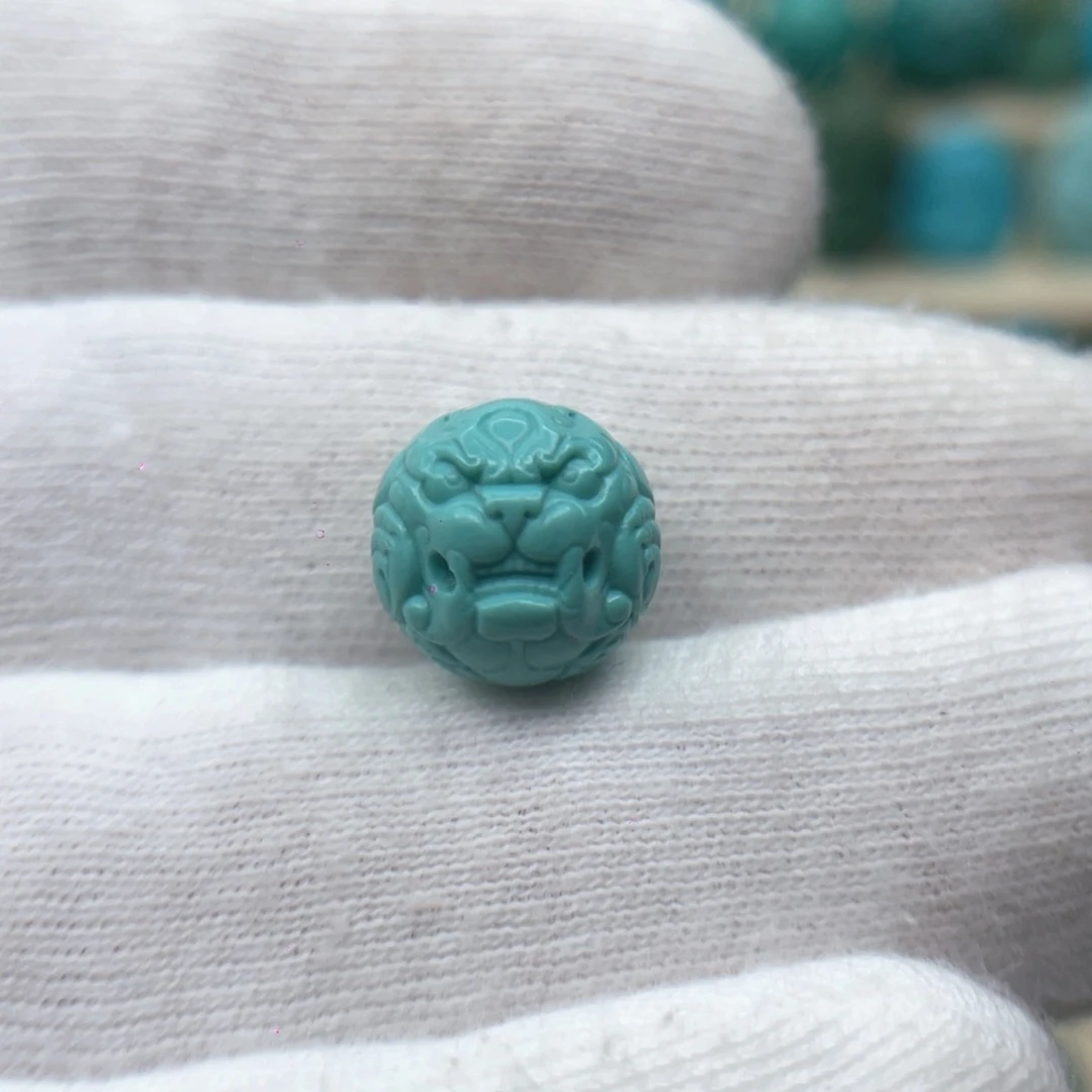绿松石未镶嵌颈饰卡11.5