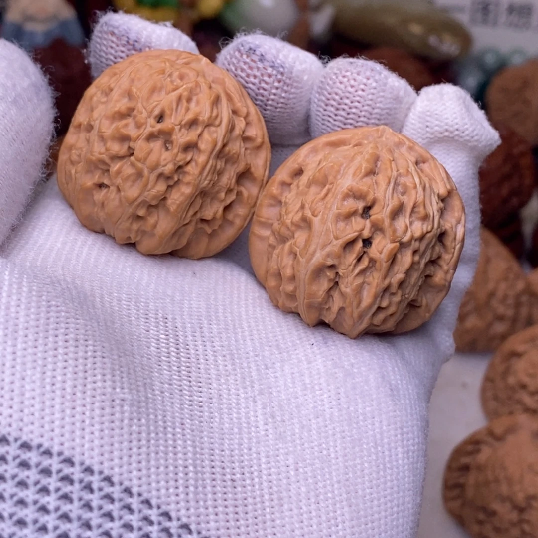 吊坠文玩核桃36 白狮子