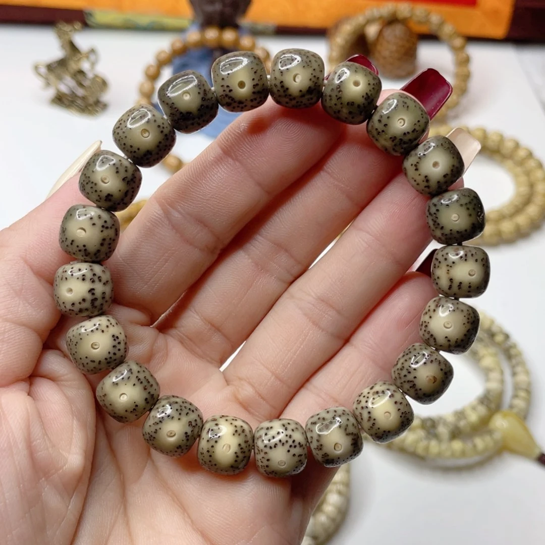 星月菩提吊坠石玉料青花瓷小眼睛卡11