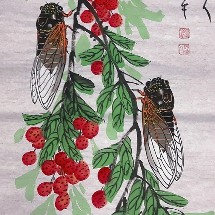 国画纯手手绘作品欣赏